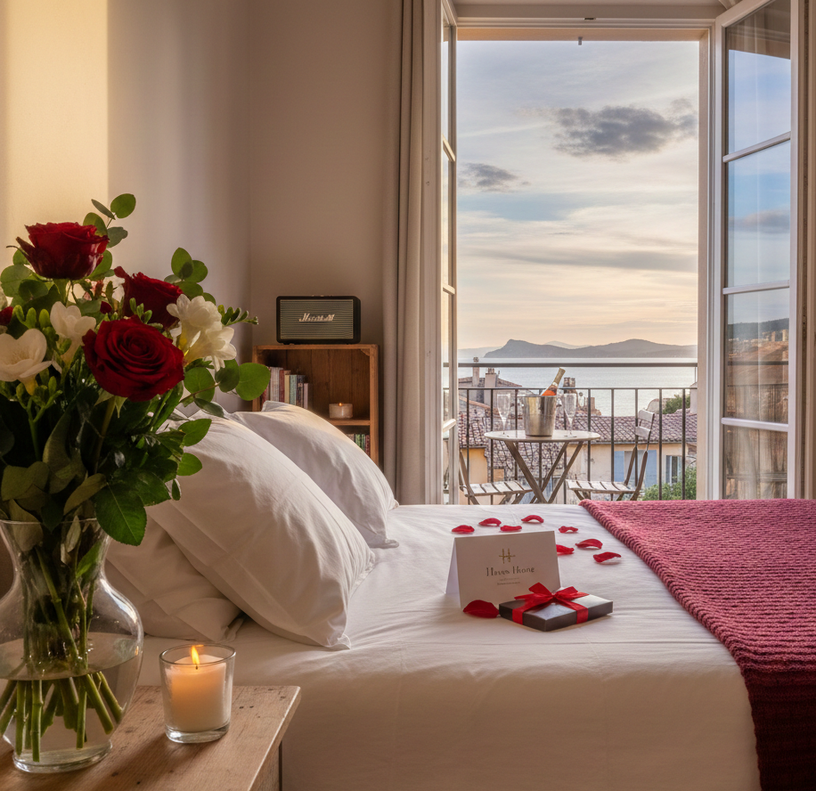 Airbnb & Saint-Valentin à Antibes : Comment créer un séjour mémorable ?